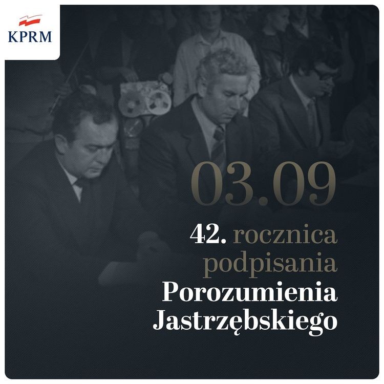 42 lata temu zawarto Porozumienie Jastrzębskie, KPRM, soliarnosckatowice.pl, Facebook/Anna Hetman